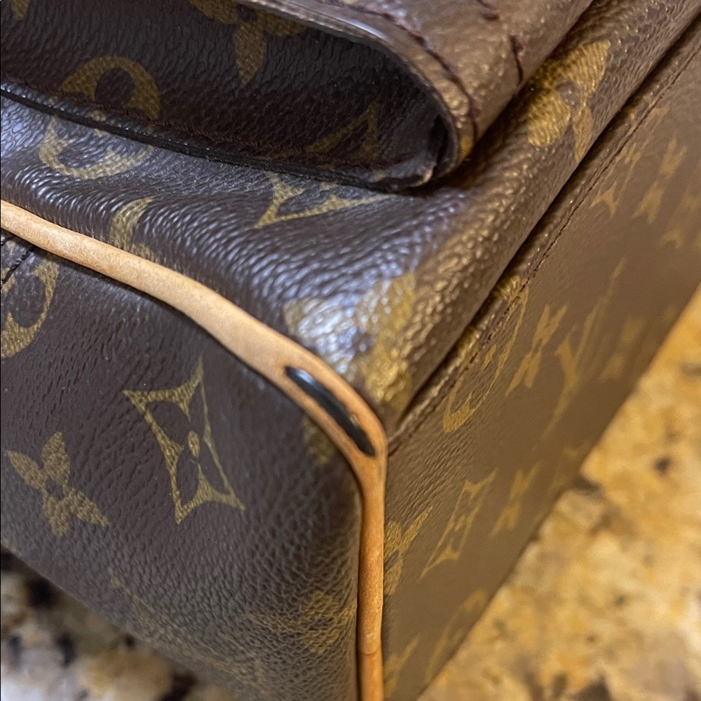Authentic Louis Vuitton Brown Satchel with Gold Accents - Picture 5 of 16